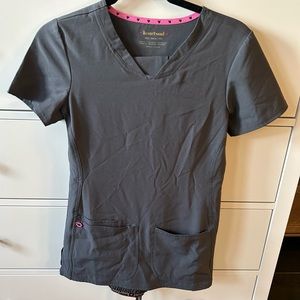 Heart Soul grey scrubs xxs